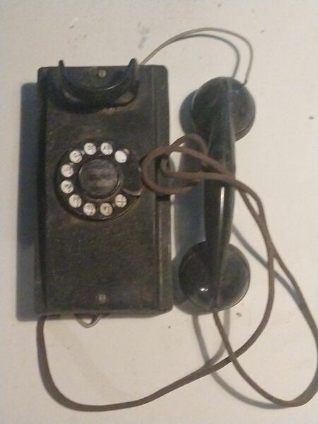 1940 Antique rotary phone.