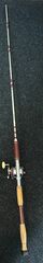 Vintage Spinning Rod and Reel Made in the USA. Custom Built True Temper 5 1/2’ One Pc. Spinner Rod.