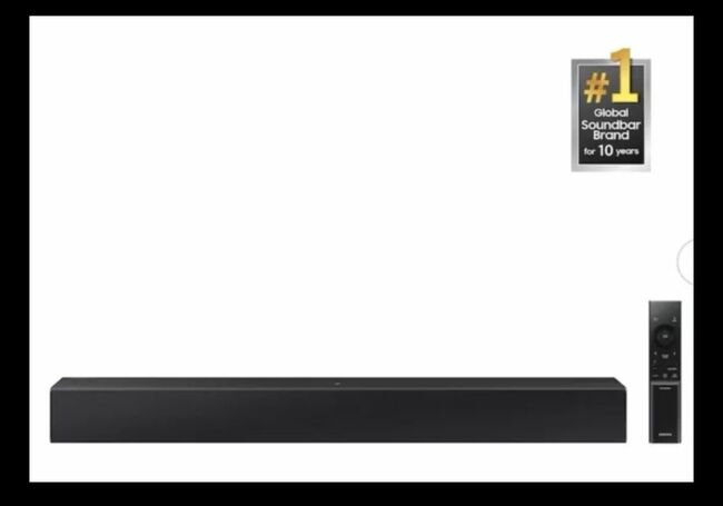 NEW! Samsung HW-C400 2.0Ch Soundbar with Built-in Woofer - Black HW-C400/ZA