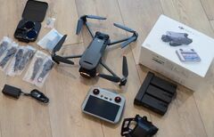 DJI Mavic 3 Pro Camera Drone RC Remote 3 Batteries Polar Pro ND Polarizing Clean