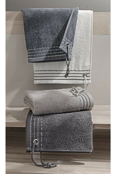 Agujero - Extra Soft, Modern 100% Cotton 50x90cm. Hand / Face Towel Set Very High Quality