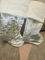 Harry Potter Hogwarts Crest & Lighting Bolt Forbidden Forest Velvet Stocking Combo