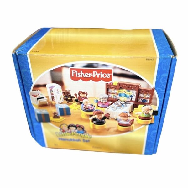 sher Price Little People Jewish Hanukkah Set Menorah COMPLETE NO Music Lights