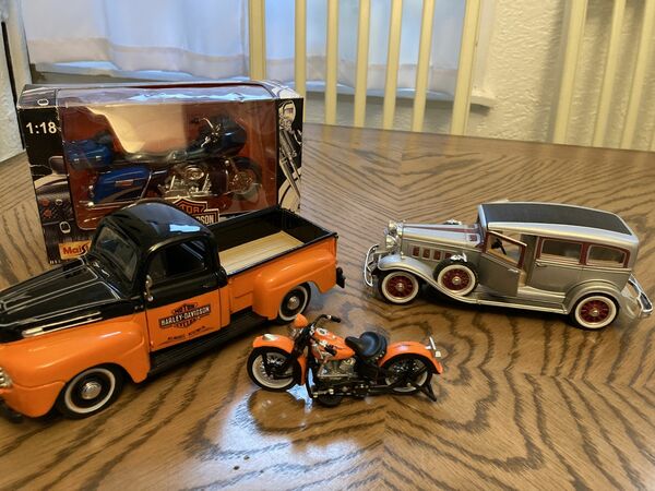 Match Box Motor Cycle And Cars