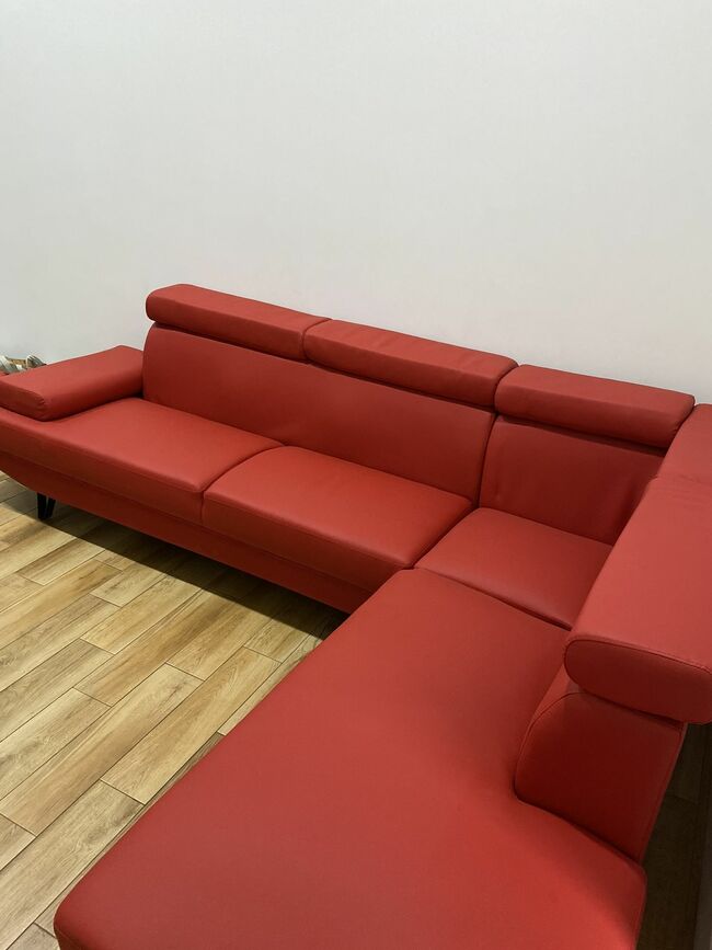 Red Luxe Sectional
