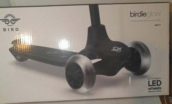 Popular Brand Birdie Glow 3 Wheel Kids Scooter Led Ligth Up Wheels.