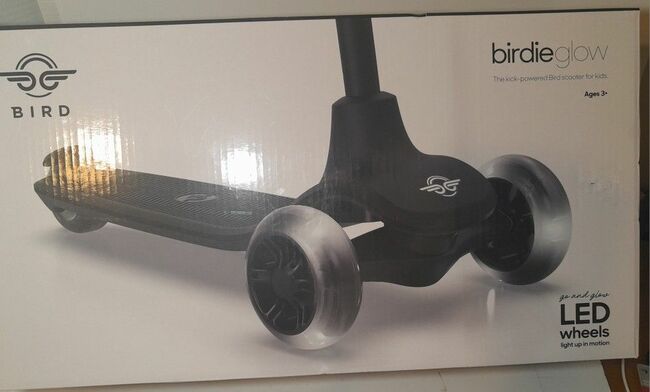 Popular Brand Birdie Glow 3 Wheel Kids Scooter Led Ligth Up Wheels.