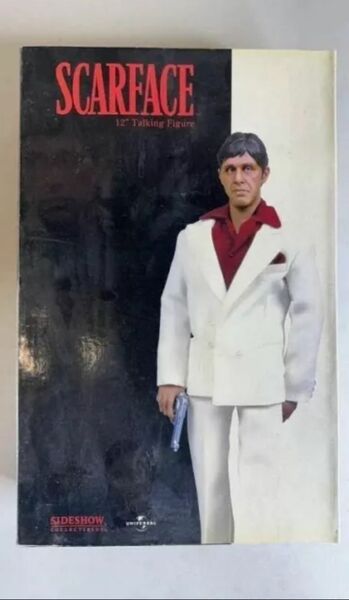Scarface TONY MONTANA White Suit 12” Talking Figure