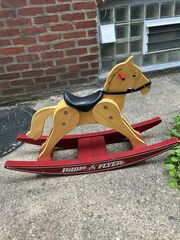 Radio Flyer Wooden Rocking Horse