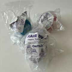 3 Carl's Jr. 1993 Hair Dudes Kids Meal Toys