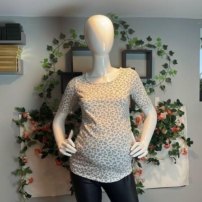 Motherhood Maternity Ditzy Floral Cotton Blend Top Size S