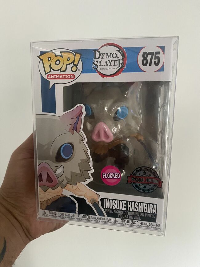 Funko Pop Inosuke Chalice Collectibles Flocked Exclusive In Hand!