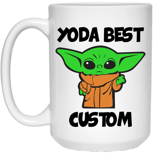 Cusomized Yoda Best Coffee Mug White 11oz/15oz