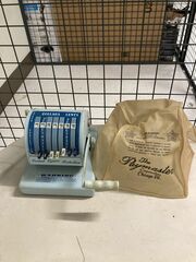 Vintage Paymaster Check writer with cover