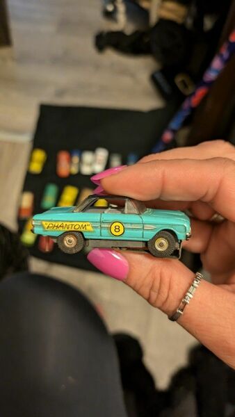 Aurora '63 Ford Falcon Here Top Teal/Black Collector's Rare Alot Car Mint