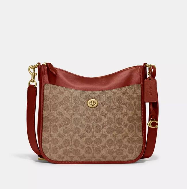 Coach Chaise Crossbody Bag In Signature Canvas