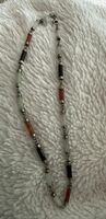 Vintage Beautiful Sterling Jade Necklace 18"