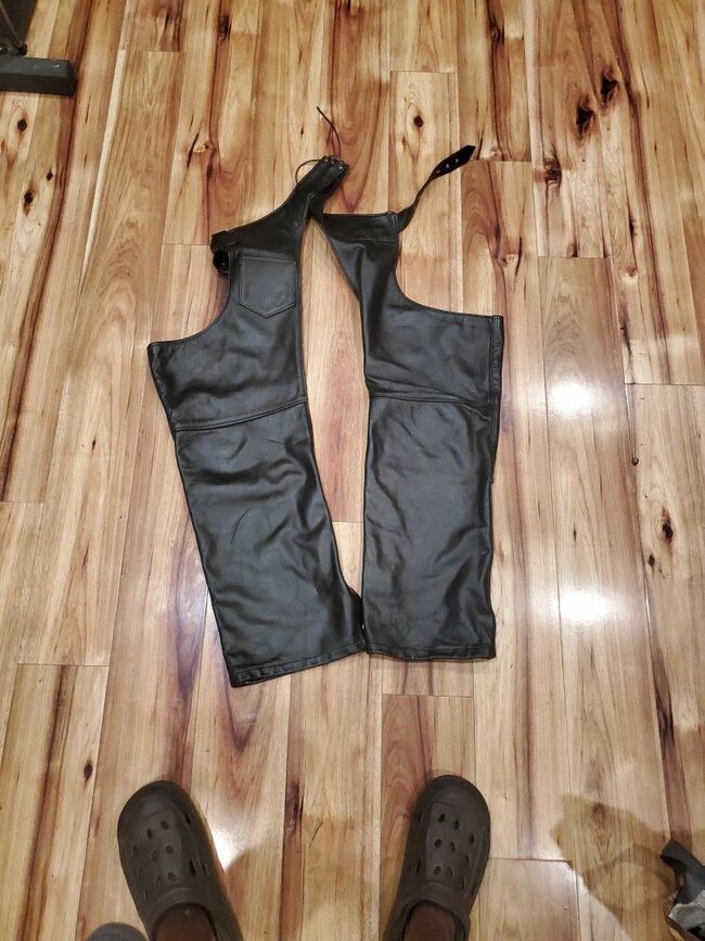 Leather Chap Motorcycle