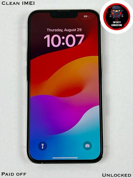 iPhone 13 Pro 128GB (Unlocked) White A2483 Excellent Condition