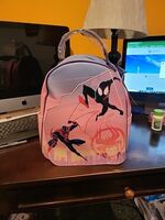 Spiderman Across the Spiderverse Leather Backpack New
