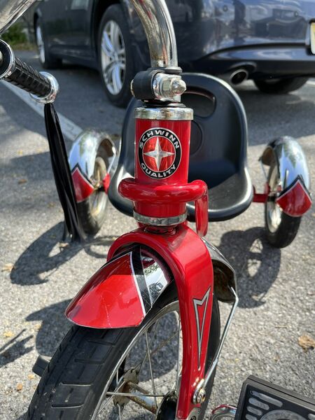 Red Schwinn Roadster Classic Tricycle