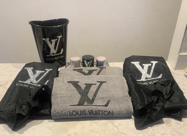 Bath Towel Set With Curtains