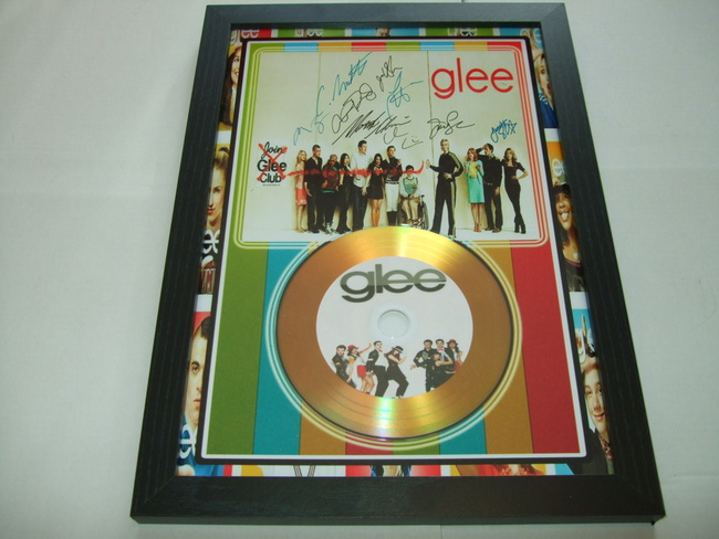 glee signed disc