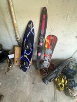 Water Skis Snow Board