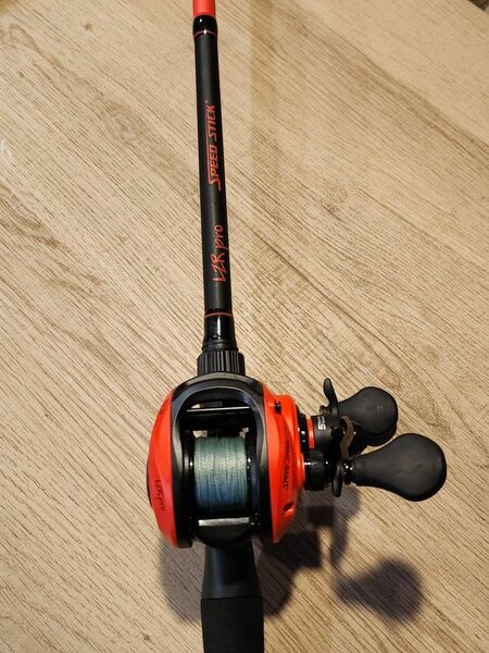 Lews Lzr PRO With Braided Line