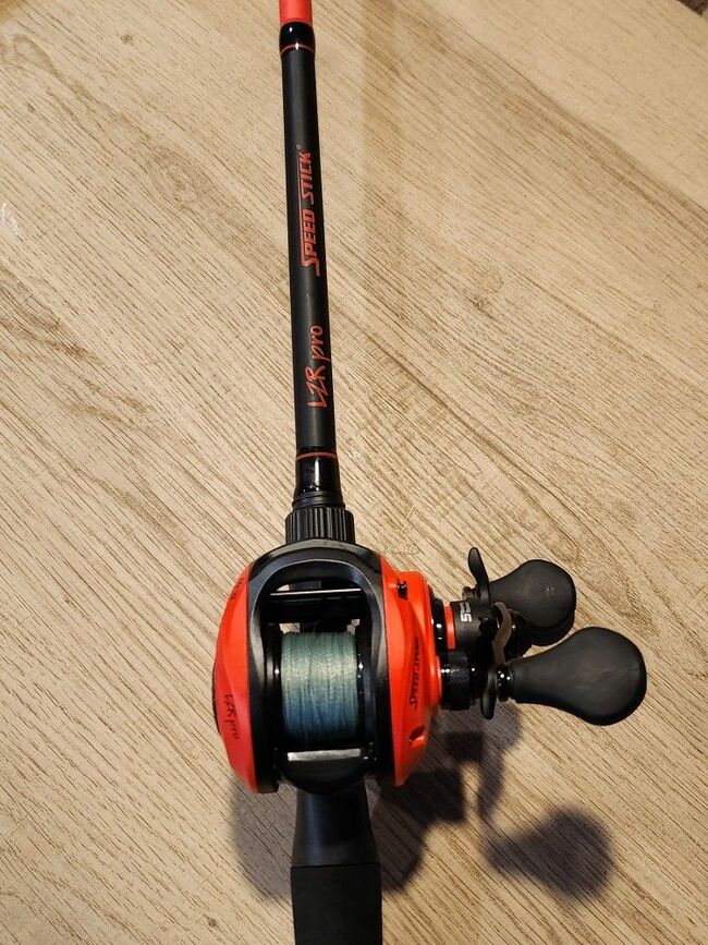 Lews Lzr PRO With Braided Line
