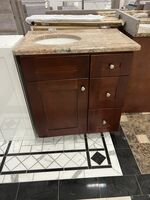 Vanity With Sink And Countertops