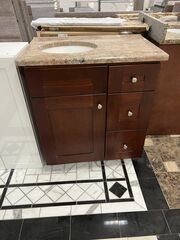Vanity With Sink And Countertops