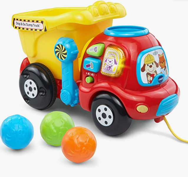 VTech Drop and Go Dump Truck, Yellow