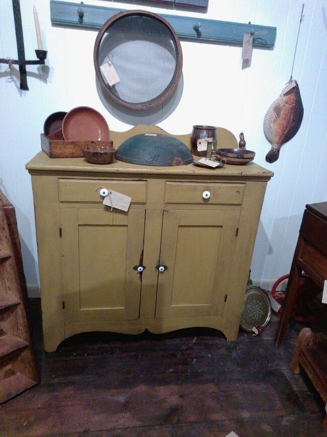 Antique Primitive Farmhouse Pie Safe Jelly Cupboard