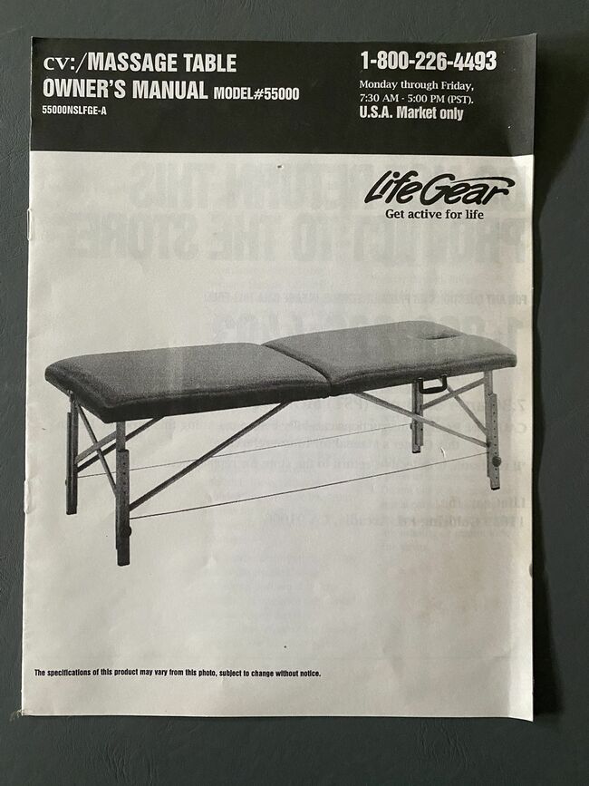 Massage/Treatment TableTable