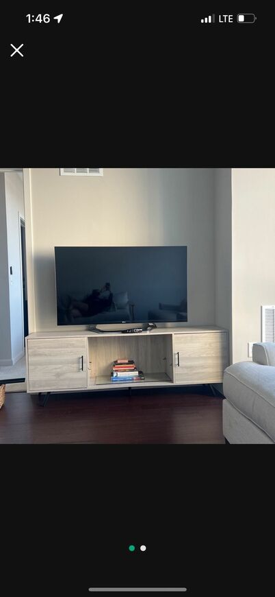 LG 56” TV With Stand