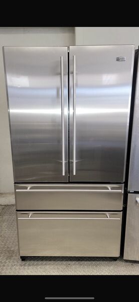 GE Monogram 36” Wide 4-door Stainless Steel Refrigerator