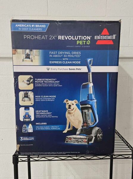 Proheat 2x Revolution Bissell Upright Pet Carpet Cleaner