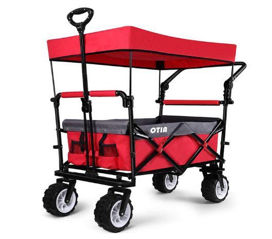 Folding wagon four-wheel Waterproof Oxford cloth