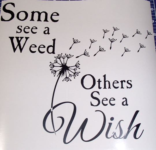 Custom Dandelion Flower Some See Weeds Vinyl Wall Decor