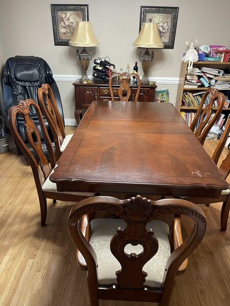 Formal Dining Room Set With Buffet Table