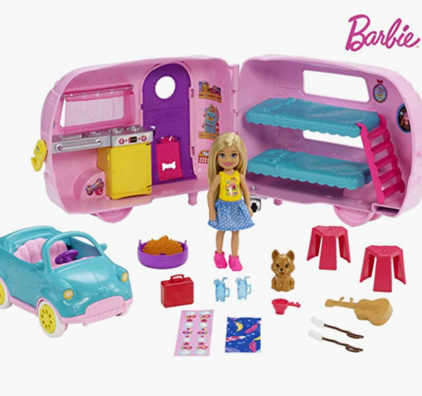 Barbie Toys,  Playset with  Doll and Accessories Including Puppy, Car,  and More​​​