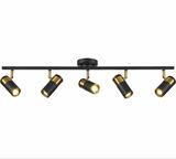 LED Track Lighting Fixtures 5 Way Indoor Interior Flush Mount Ceiling Spotlight