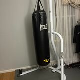 Everlast 100lb boxing bag with stand