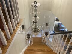 Antique Bavarian Crystal Chandelier