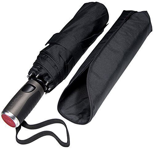 Windproof Travel Umbrella Compact Automatic Wind Resistant Strong And Portable