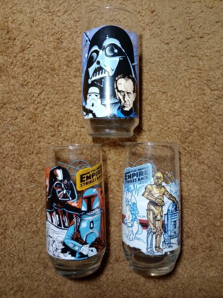 Burger King Star Wars 1977 & 1980 Collectible Glass Cups