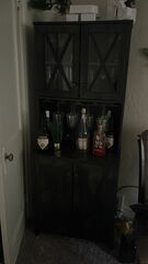 Gray Wood Cabinet