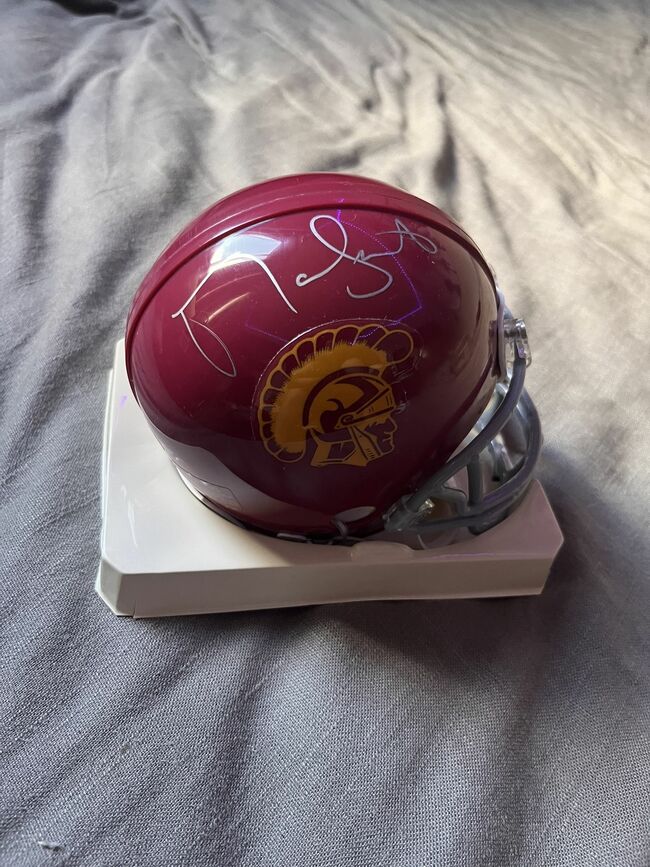 USC Matt Leinart Signed Mini Helmet