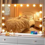 Vanity Mirror with Lights, 32" x 22"